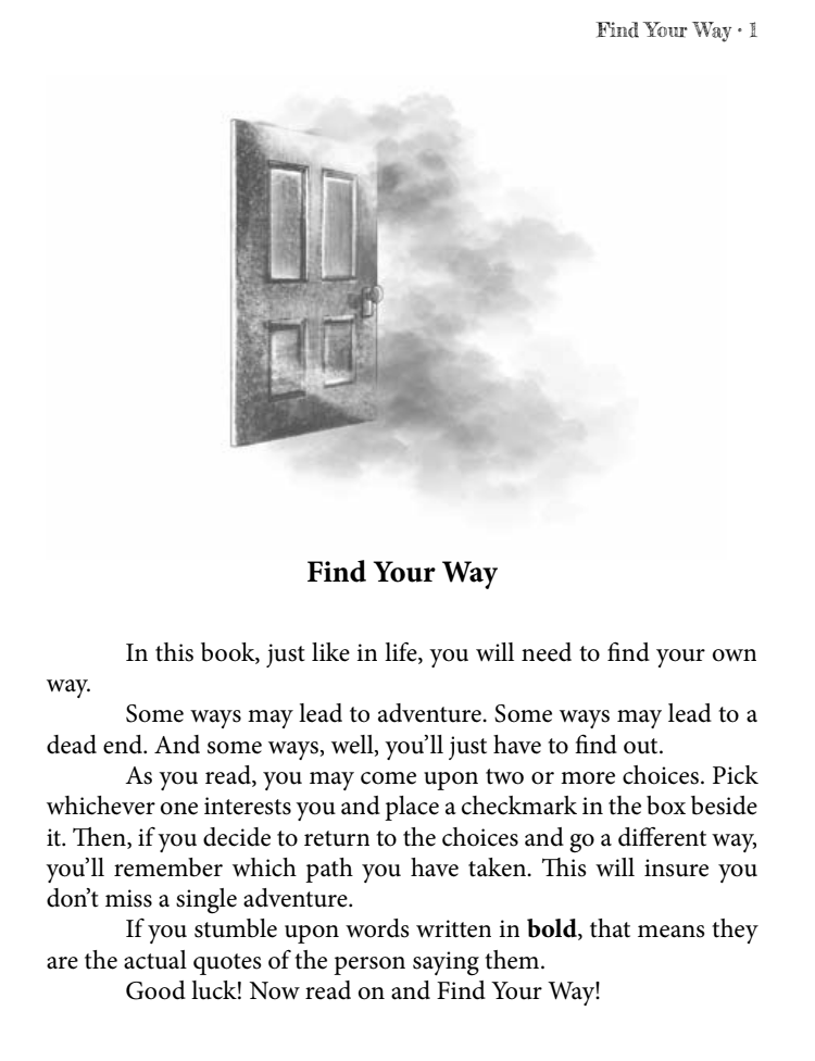 Find Your Way: An Art Adventure Book!