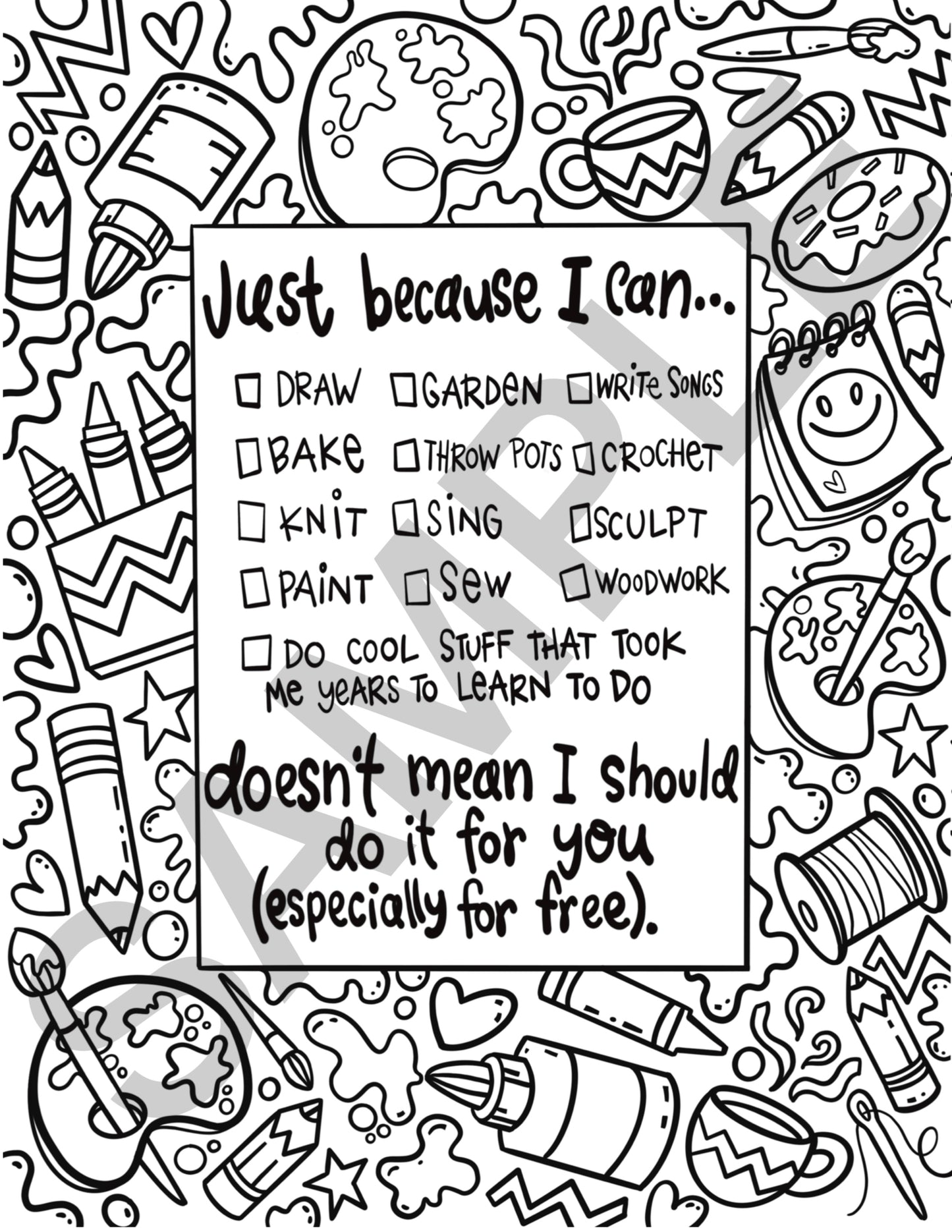 The Art Teacherin' Coloring Book!