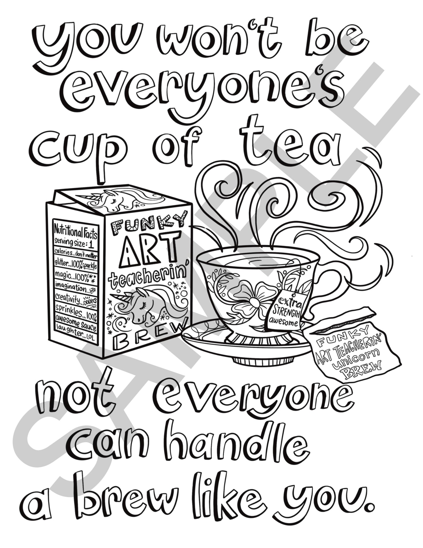 The Art Teacherin' Coloring Book!