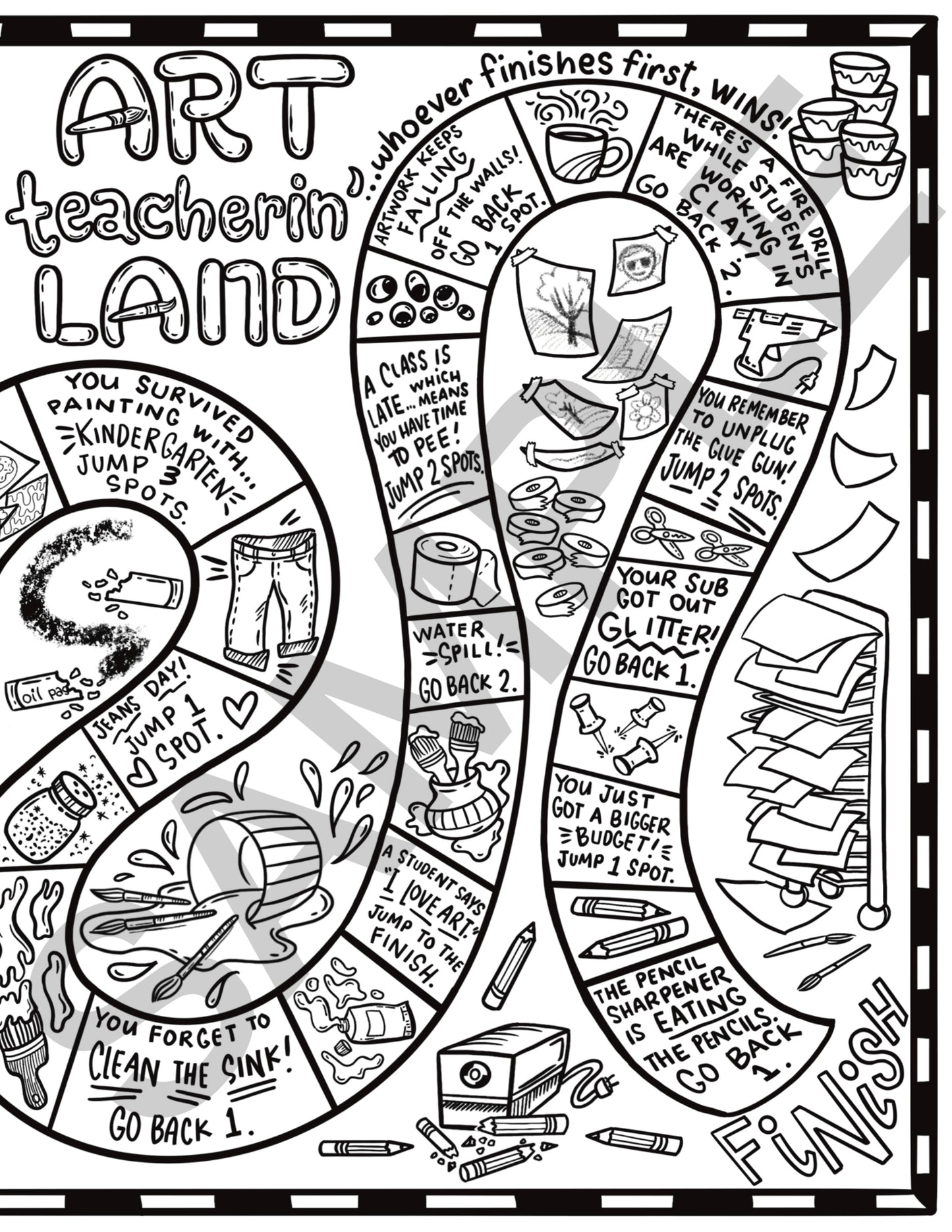 The Art Teacherin' Coloring Book!