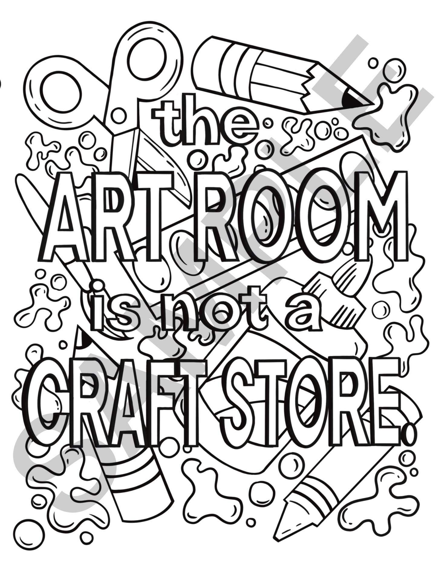 The Art Teacherin' Coloring Book!