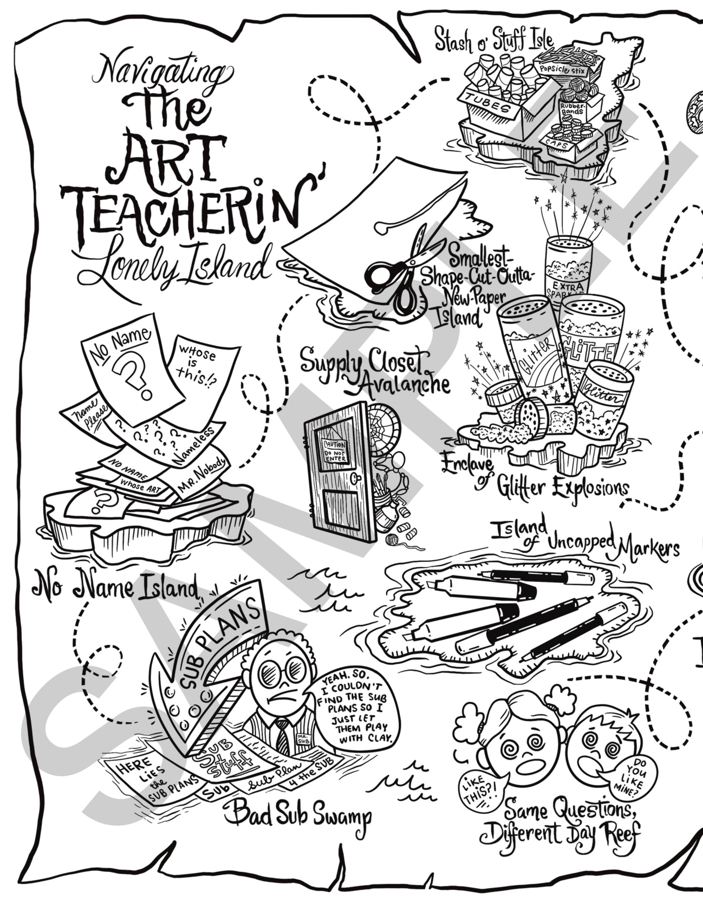 The Art Teacherin' Coloring Book!