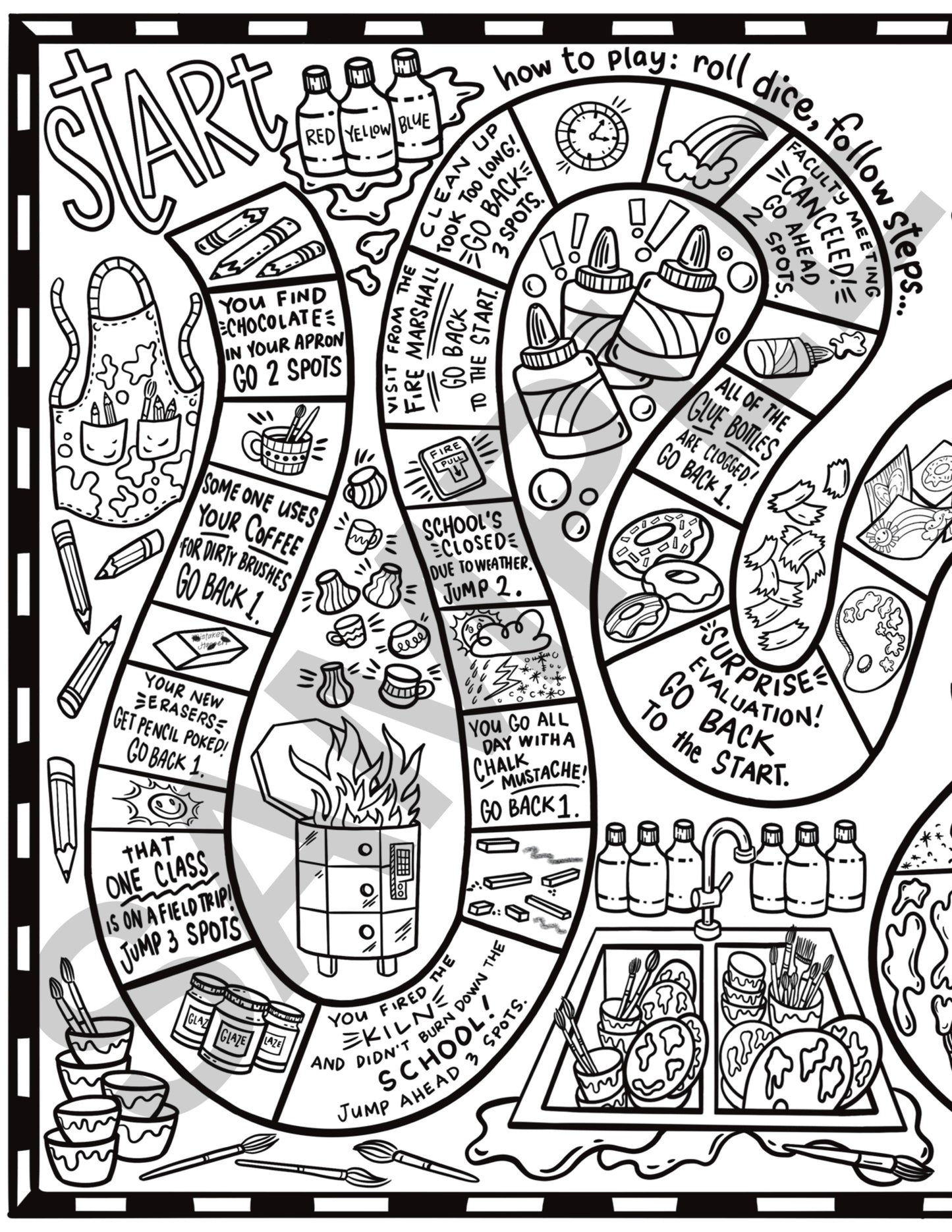 The Art Teacherin' Coloring Book!