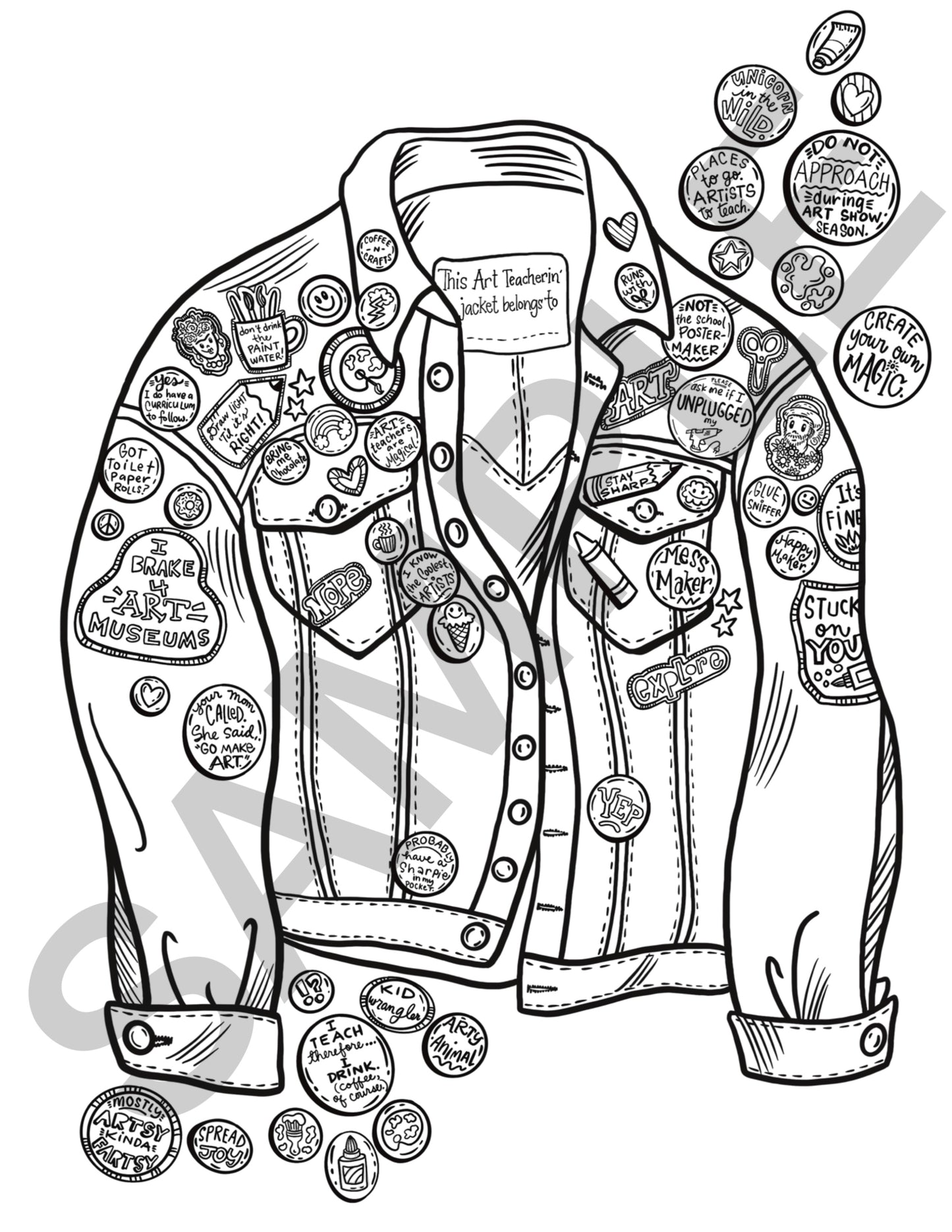 The Art Teacherin' Coloring Book!