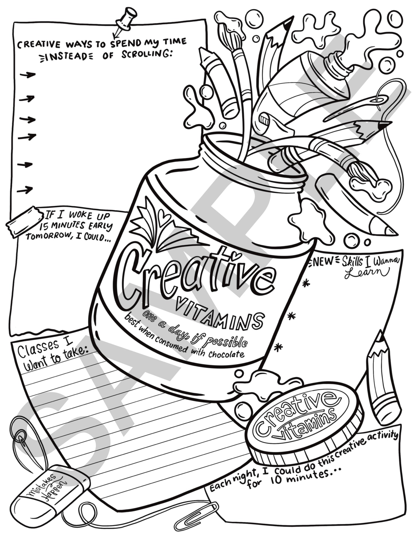 The Art Teacherin' Coloring Book!