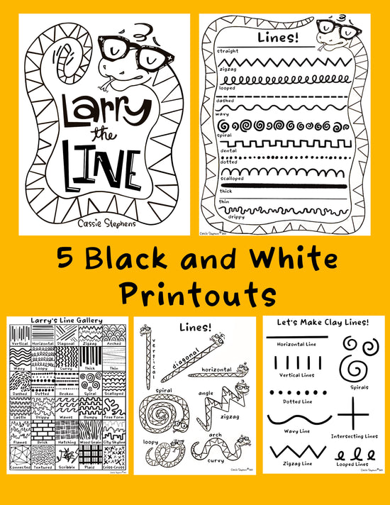 Larry the Line, Posters and Printouts Bundle, Digital Download – Art ...
